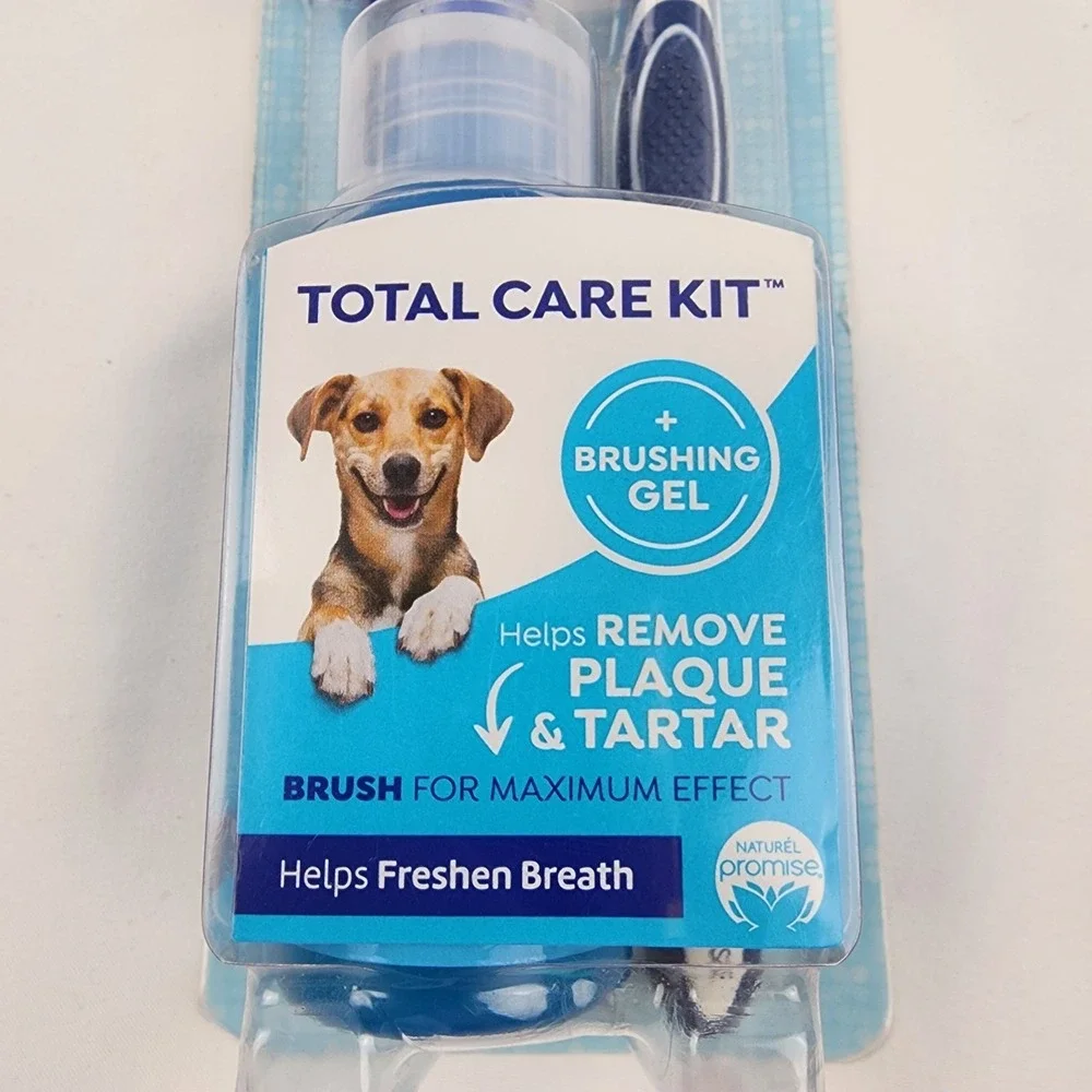 Fresh Dental Tooth Brushing Kit for Dogs & Cats, 2 oz Gel and Toothbrush
